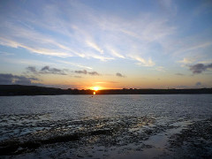 Sunset over Pierowall